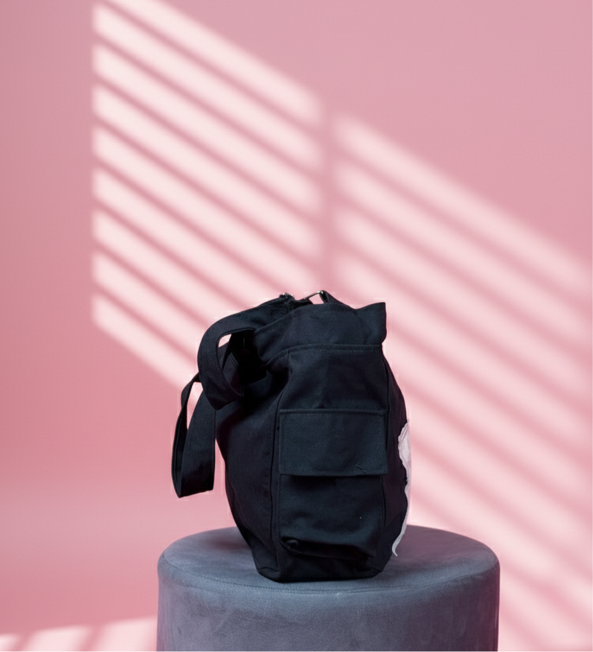 SAC CROIX ÉTOILE NOIR