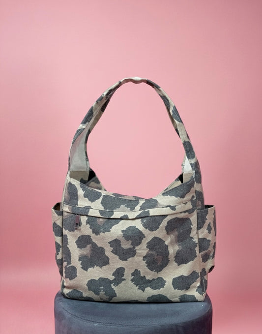 SAC À BANDOULIÈRE IMPRIMÉ LÉOPARD